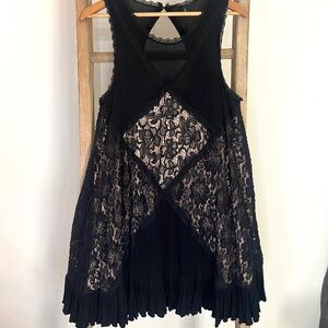 Torrid Black Lace Sleeveless Dress size 0 (size XL) worn once